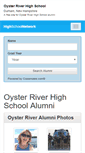 Mobile Screenshot of oysterriverhighschool.com